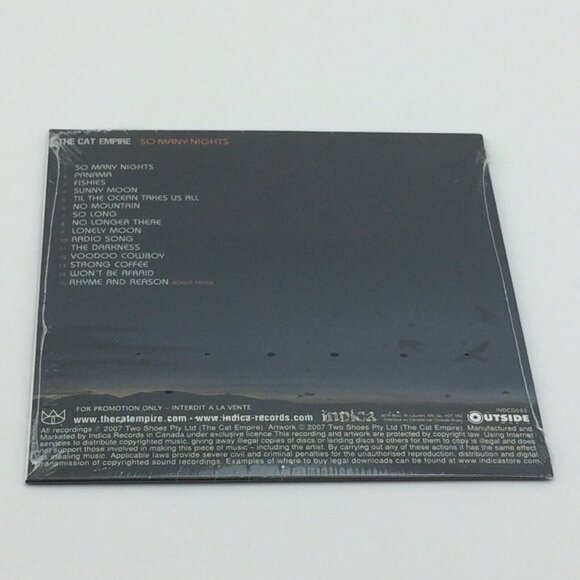 The Cat Empire CD So Many Nights Sealed Canada Promo Jazz Ska Fusion Funk 2007 - Picture 3 of 9